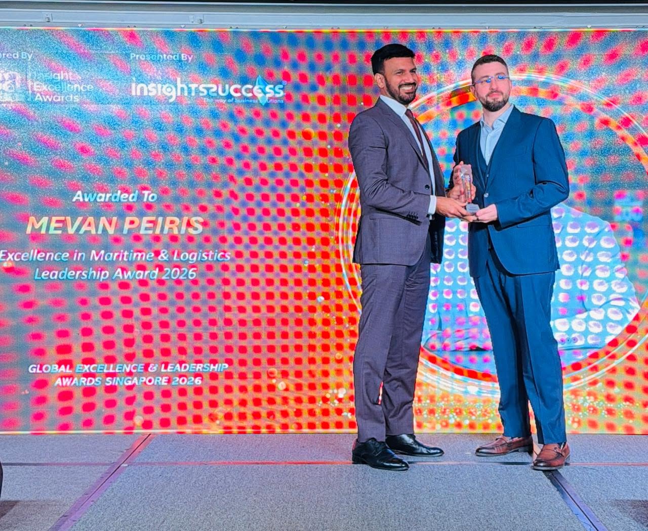 Global Marine Group's Group CEO Receives "Excellence in Maritime and Logistics Leadership" Award
