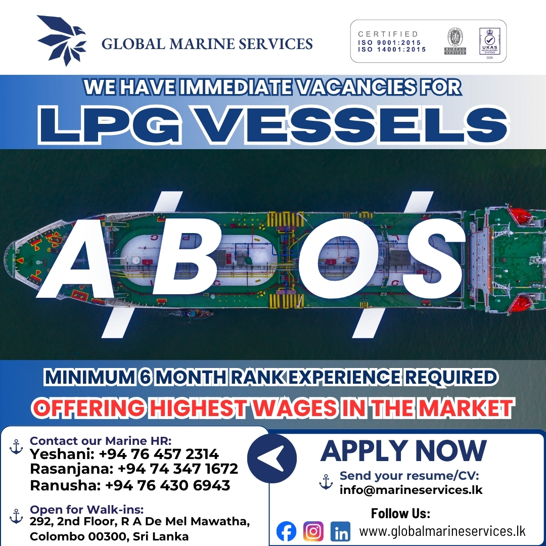 Able Seaman / Ordinary Seaman vacancy flyer